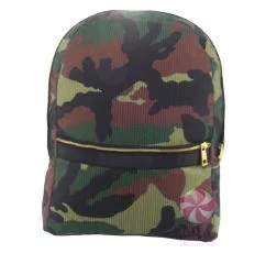 Amazing Deals Woodland Camo Backpack w/ gold zipper