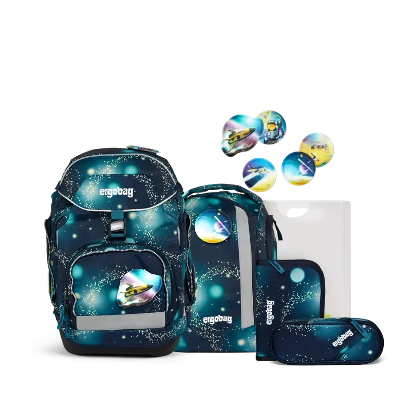 Don't Miss Out Ergobag School Bag Set Flower Space TravelBear