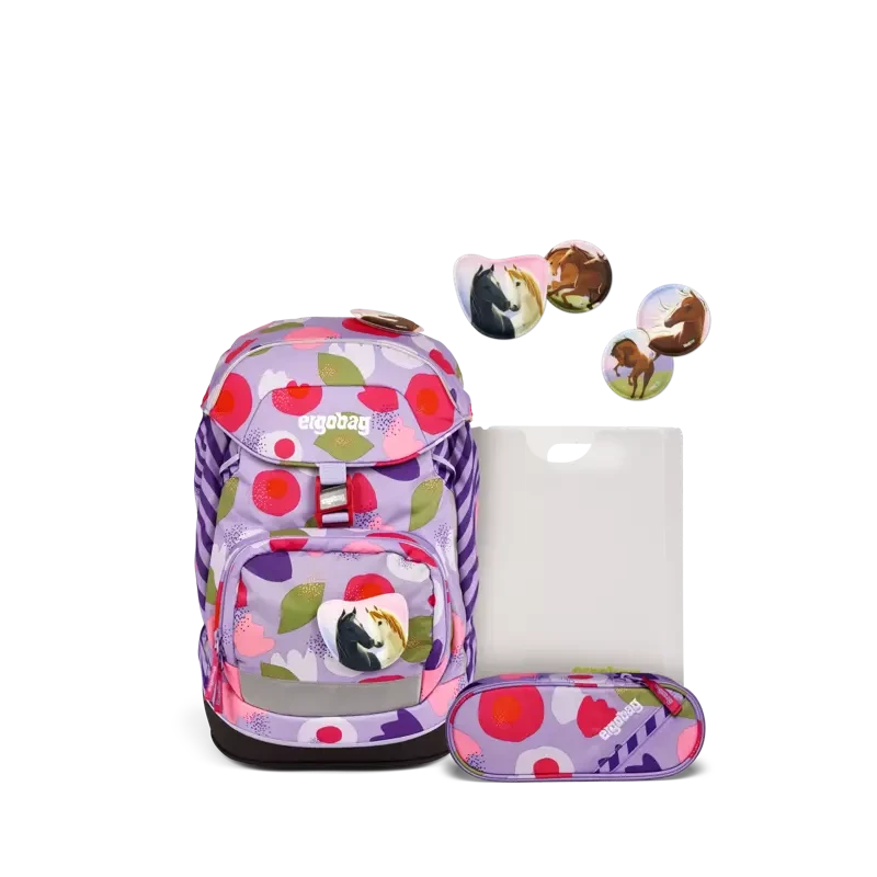 Bonus Offer Ergobag School Bag Prime Flower PowBear