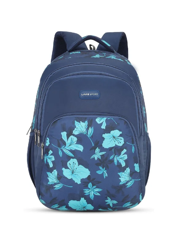 TIME-Limited Offer Lavie Sport Cherry Blossom 39L Printed School Backpack with Rain cover for Girls Navy TIME-Limited Offer Lavie Sport Cherry Blossom 39L Printed School Backpack with Rain cover for Girls Navy