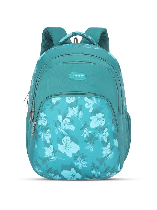 Big Savings Lavie Sport Cherry Blossom 39L Printed School Backpack with Rain cover for Girls Teal Big Savings Lavie Sport Cherry Blossom 39L Printed School Backpack with Rain cover for Girls Teal