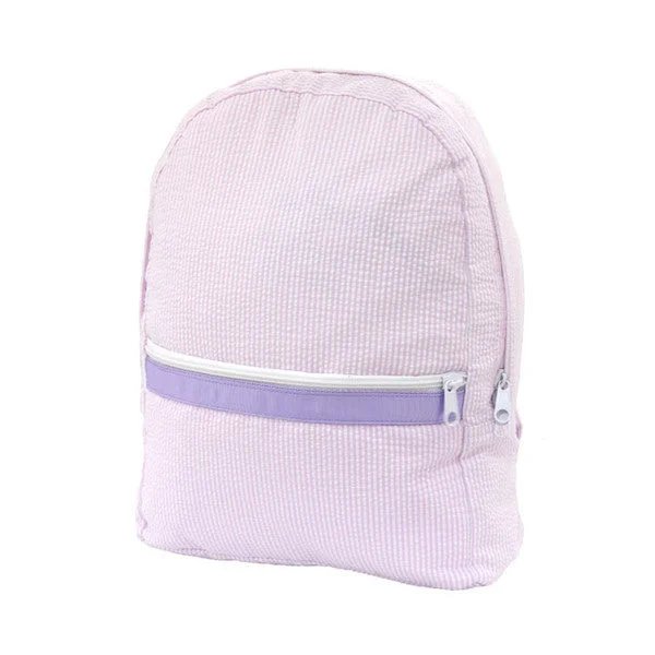 Anniversary Sale Pink & Purple Seersucker Backpack