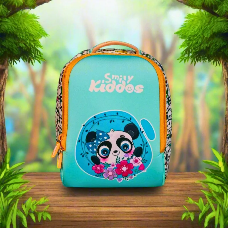 Savings Event Smily kiddos Charming Panda Neoprene Preschool Backpack (6L) – Light Blue