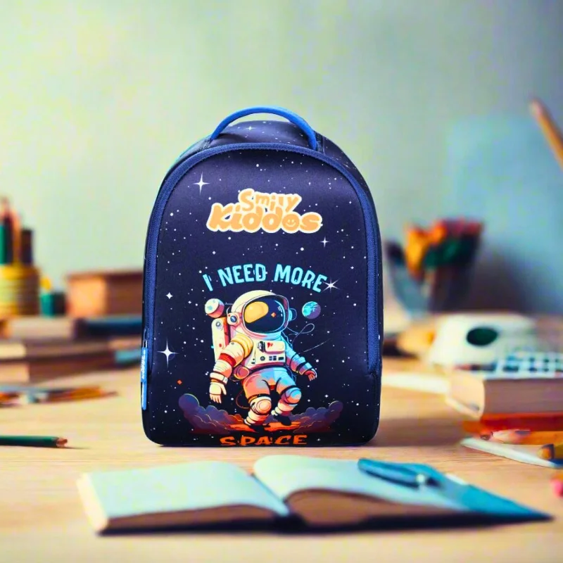 Markdown Madness Smily kiddos Galactic Adventure Neoprene Preschool Backpack (6L) – Black Markdown Madness Smily kiddos Galactic Adventure Neoprene Preschool Backpack (6L) – Black