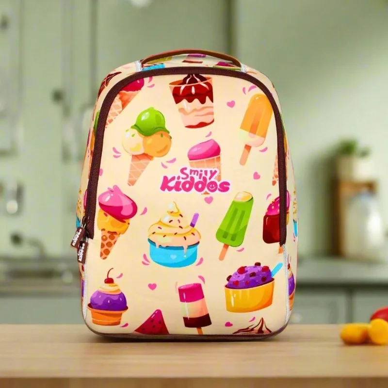 Extra Savings Smily kiddos Sweet Ice Cream Neoprene Junior Backpack (12L) – Cream