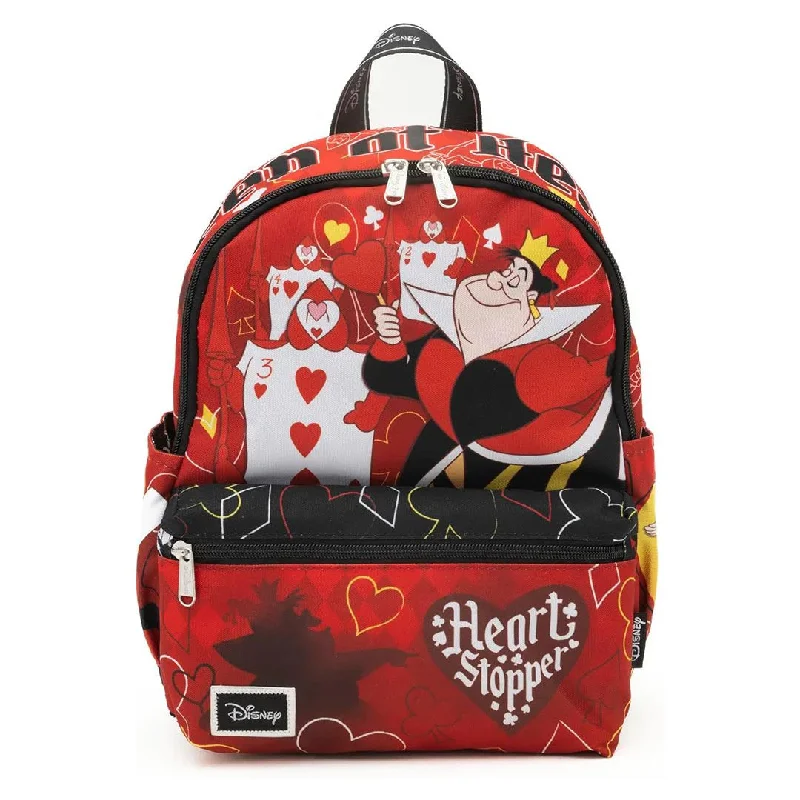 Fantastic Deals Disney Alice in Wonderland Queen of Hearts Park Day Nylon Mini Backpack