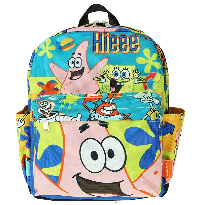 Act Fast Spongebob SquarePants 12" Mini Nylon Backpack