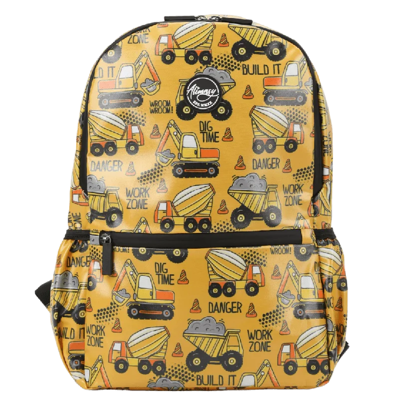 Exclusive Savings Construction Medium Kids Waterproof Backpack